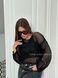 Трендова вʼязана кофтинка з топом 0108-S/M-Білий фото 12